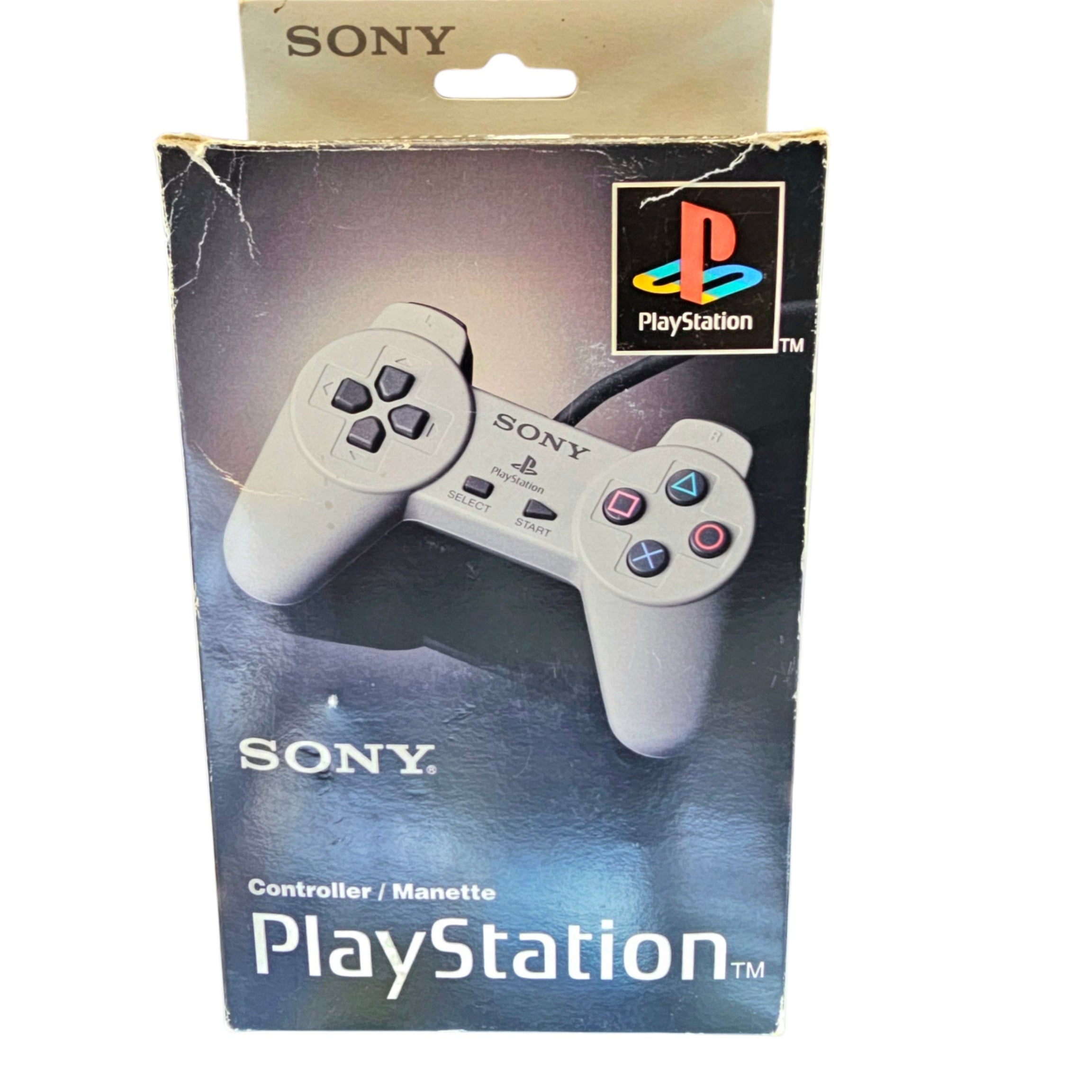 Used Sony PS1 Dualshock OEM Wired Controller in Box