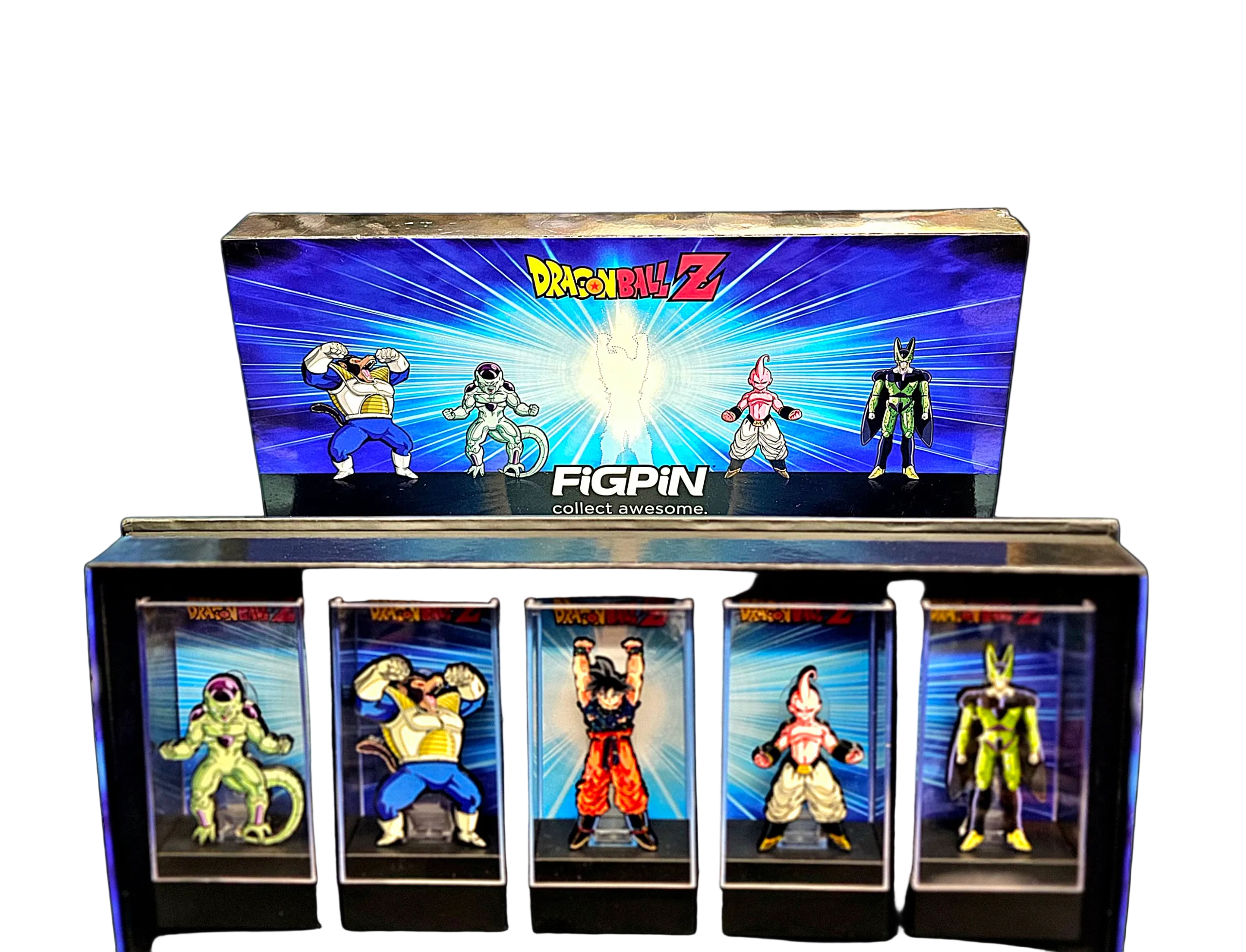FiGPiN Dragon Ball Z Box Set w/ Goku 234 Glitter GameStop Exclusive