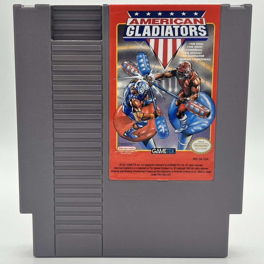 NES American Gladiadors Video Game
