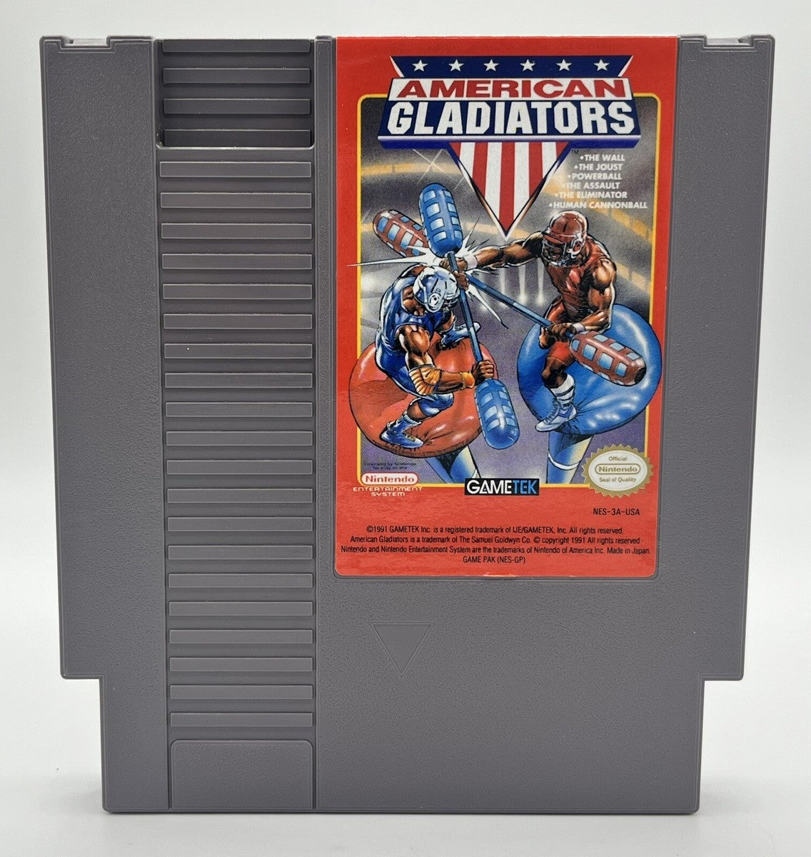NES American Gladiadors Video Game