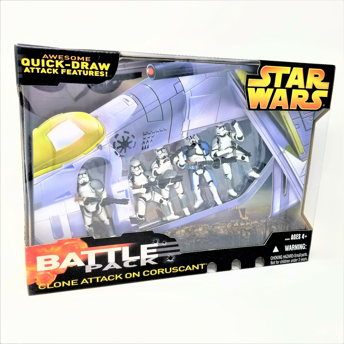 Hasbro Star Wars Clone Attack on Coruscant Battle Pack Action Figure 5-Pack