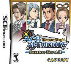 Nintendo DS Phoenix Wright Ace Attourney Justice For All Video Game
