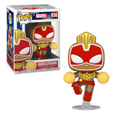Funko Pop! Marvel Gingerbread Captain Marvel #936