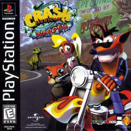 (Sealed) PlayStation 1 Crash Bandicoot Warped Video Game
