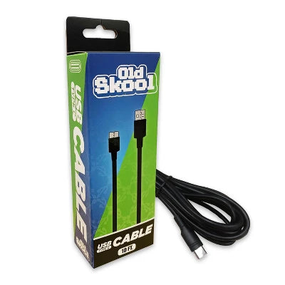 Old Skool USB Type C Charge Cable 10FT (OS-7944)