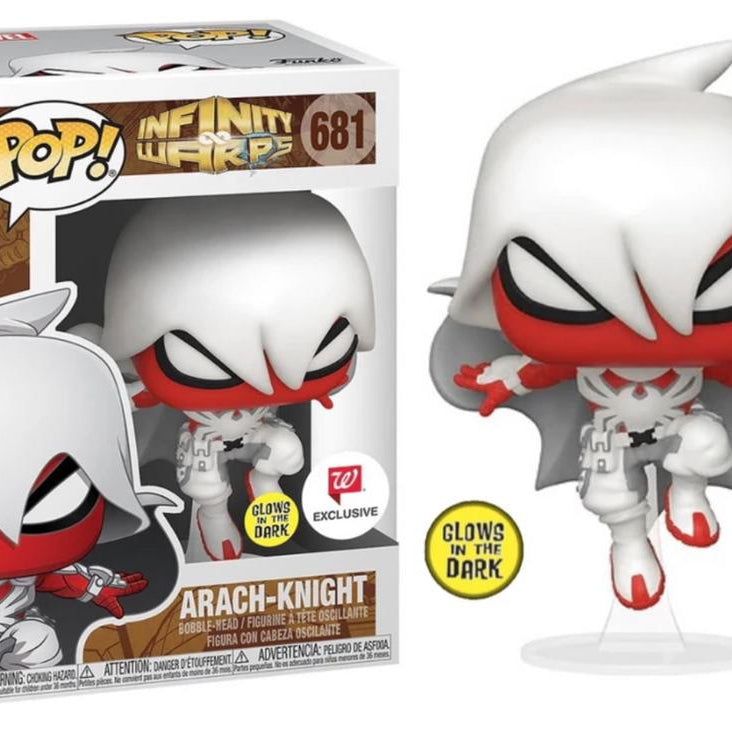 Funko Pop! Infinity Warps Arachknight #681 Glow In The Dark Walgreens Exclusive