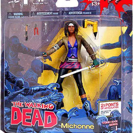 McFarlane Toys Skybound Walking Dead Comic Book Series 1 Michonne Action Figure