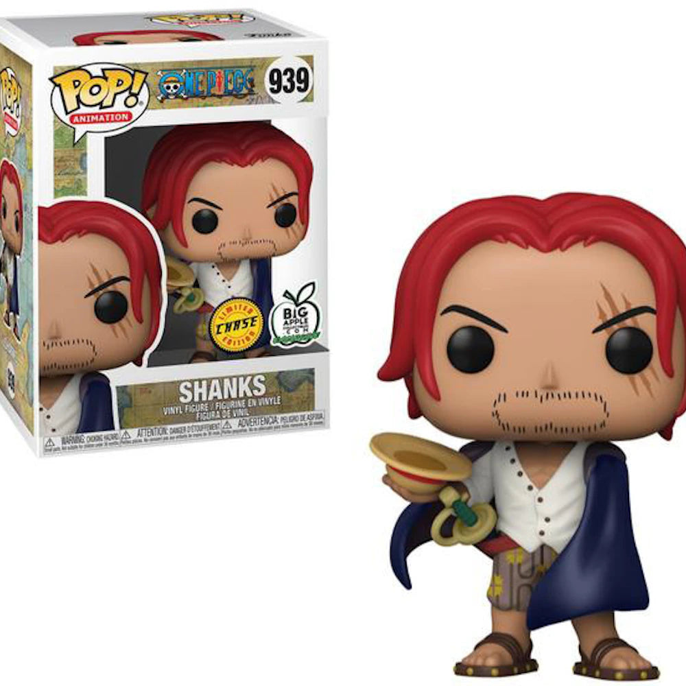 (Chase)Funko Pop! Animation One Piece Shanks #939 Big Apple Collectibles Exclusive