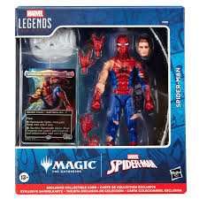 Hasbro Marvel Legends Magic the Gathering TCG Spider-man Action Figure w Exclusive Collectible Card