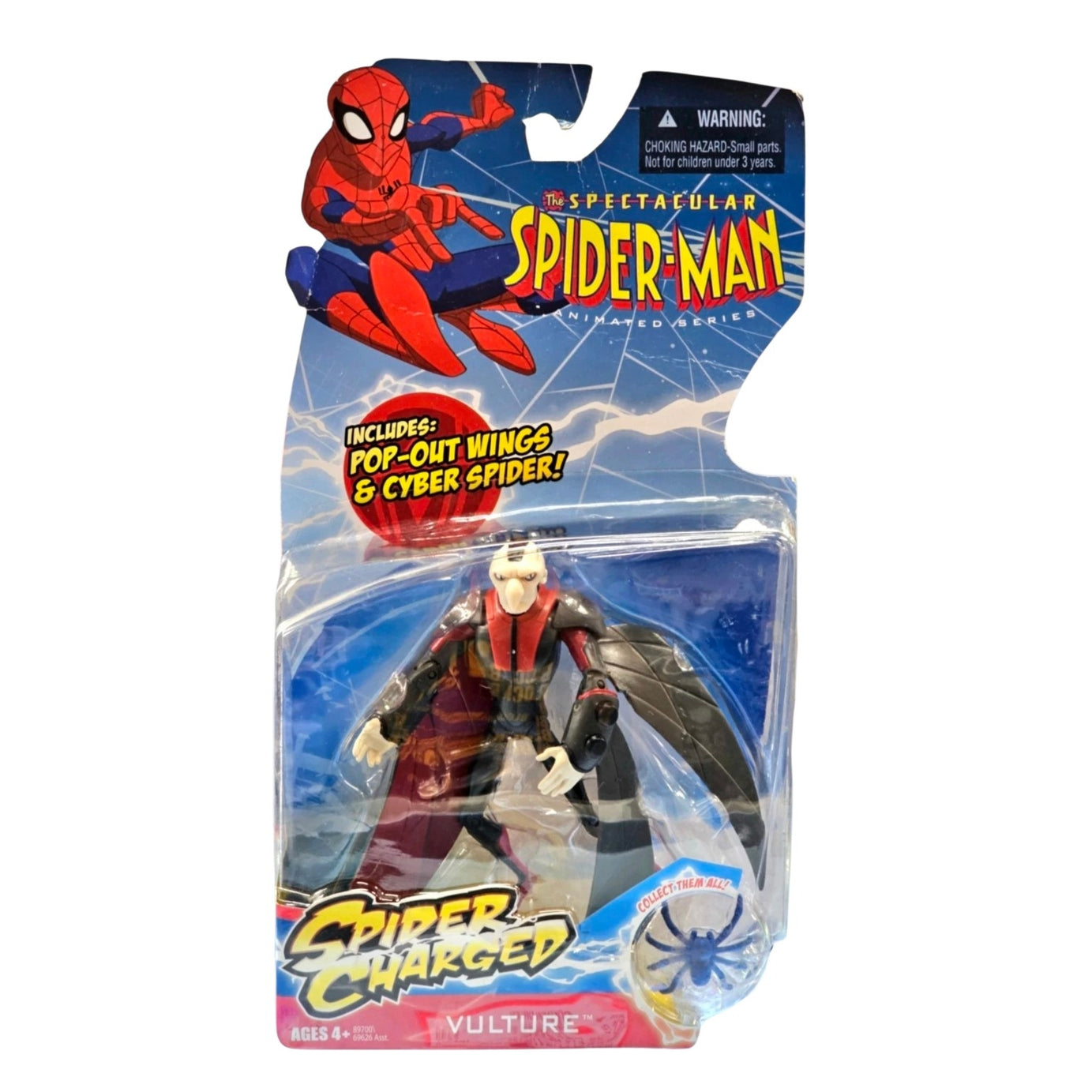 Hasbro Spectacular Spider-Man Animated Vulture Spider-Charged MOC (2009) (WH7)