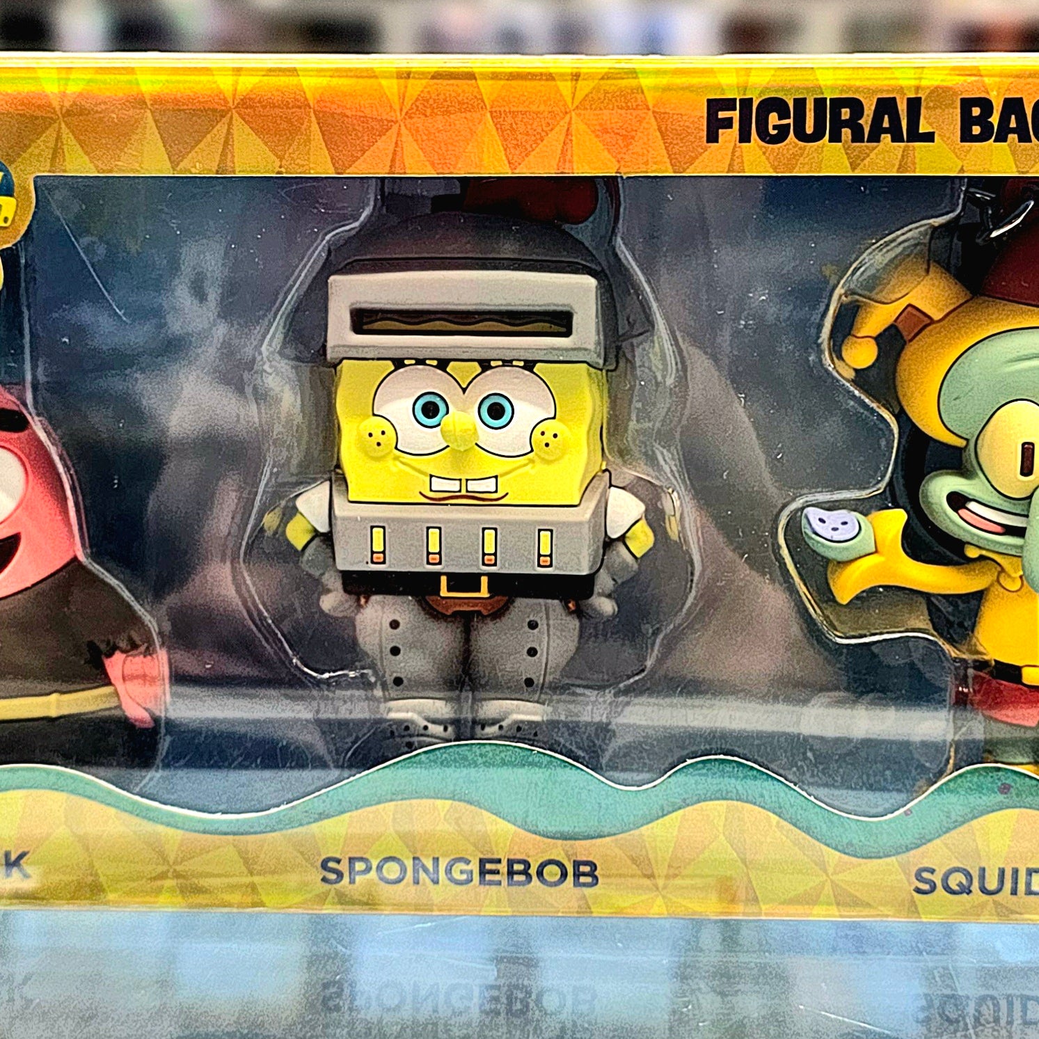 Monogram SpongeBob SquarePants (25th Anniversary) Figural Trio Bag Clip Set SDCC 2024