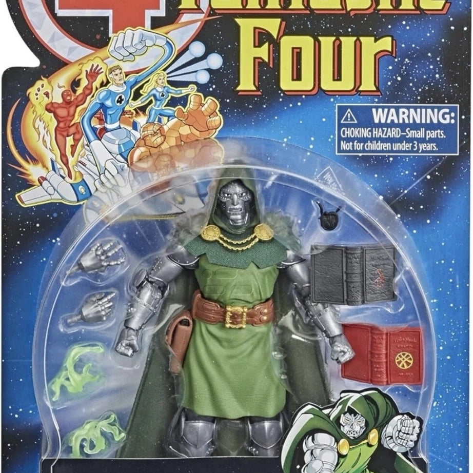 Hasbro Marvel Legends Vintage Series Fantastic Four Dr. Doom 6 inch Action Figure