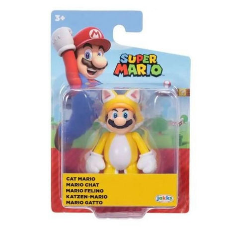 Jakks Nintendo Super Mario Cat Mario with Super Bell Action Figure
