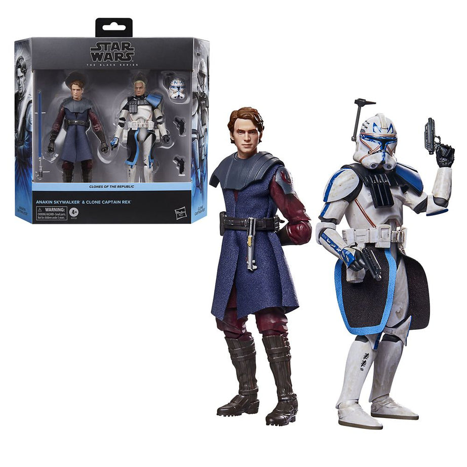 Hasbro Star Wars Black Series Clones of the Republic Anakin & Clone Captain Rex Action Figure 2-Pack