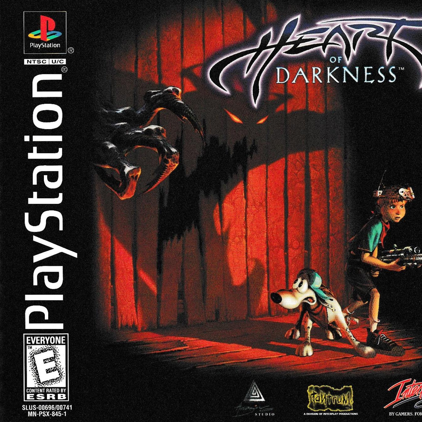 PlayStation 1 Heart of Darkness Video Game