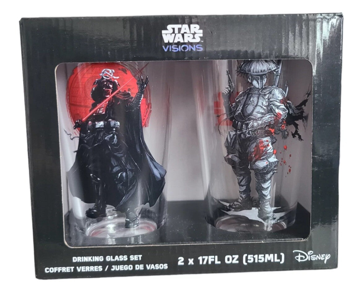 Disney Funko Star Wars Visions Pint Drinking Glass 2-Pack