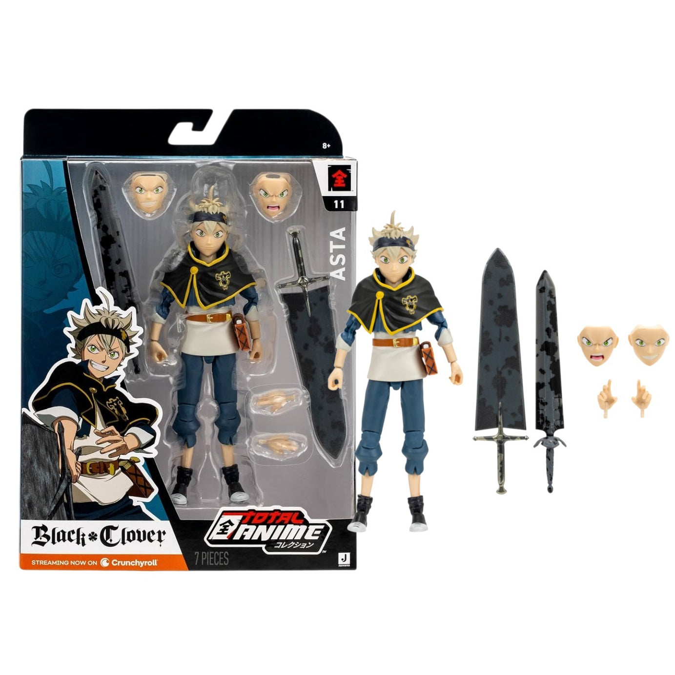 Jazwares Total Anime Black Clover Asta #11 Action Figure