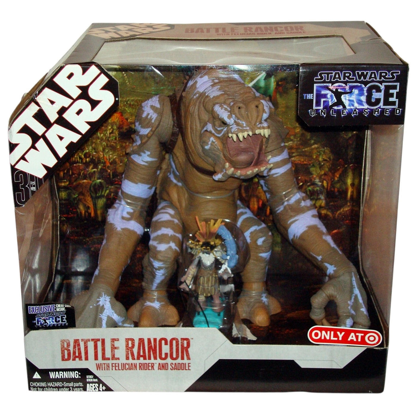 Hasbro Star Wars Force Awakens Battle Rancor with Felucian Rider