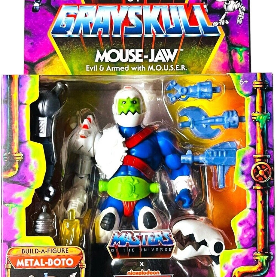 Mattel Masters of the Universe TMNT Turtles of Grayskull Mouse - Jaw Action Figure