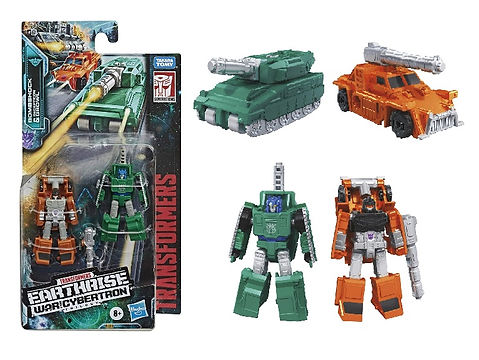Hasbro Transformers Earthrise War for Cybertron Trilogy Bombshock & Growl Action Figure 2-Pack