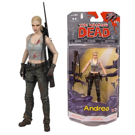 AMC McFarlane Walking Dead Comic Series 3 Andrea Action Figure