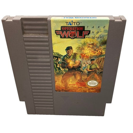 NES Operation Wolf Video Game