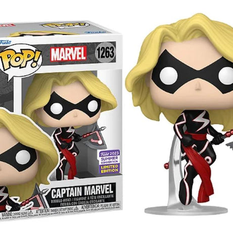 Funko Pop Marvel Captain Marvel #1263 SDCC 2023 Exclusive Shared Sticker