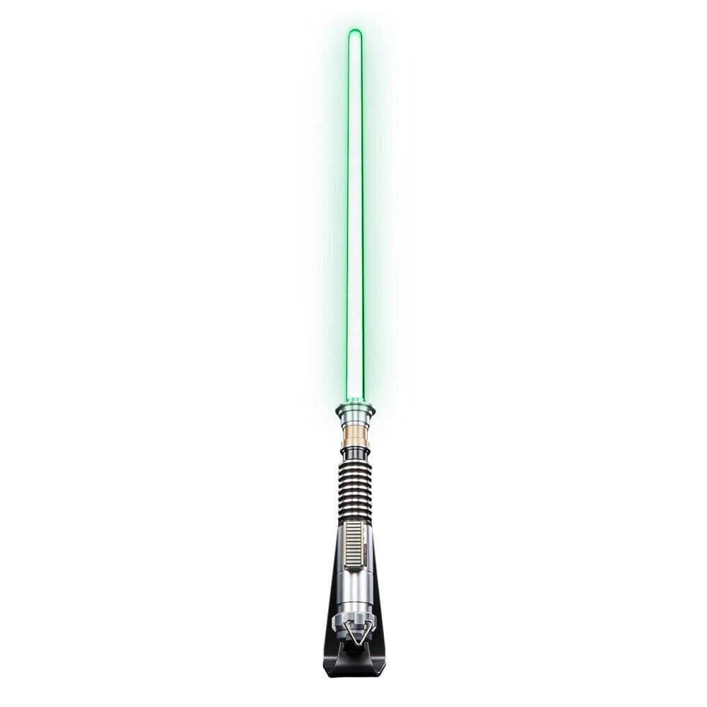 (Loose) Hasbro Star Wars The Black Series Luke Skywalker (Green) Force FX Lightsaber