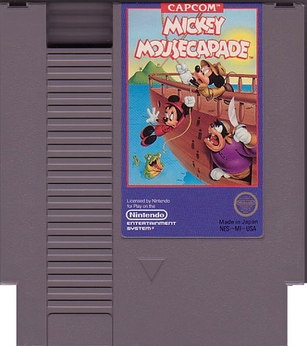 NES Mickey Mousecapade Video Game