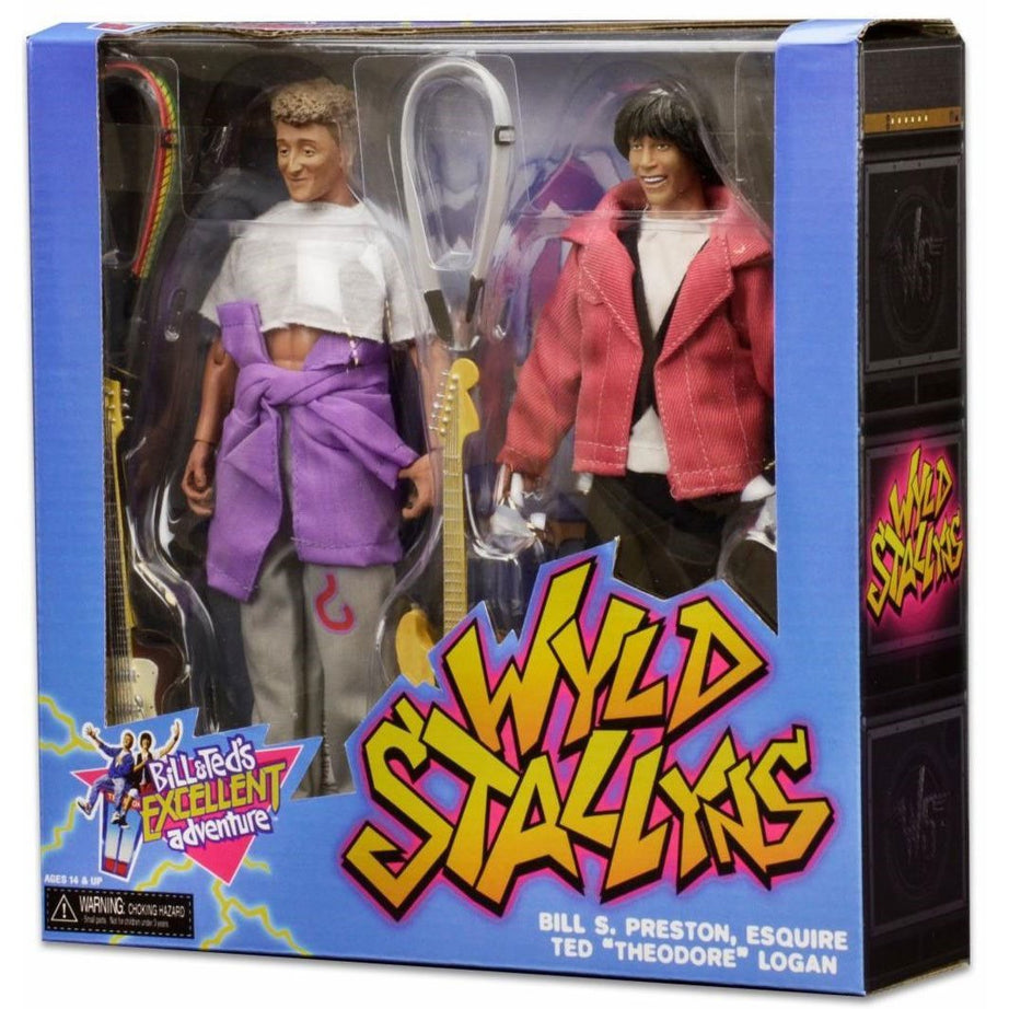 Neca Reel Toys Bill & Ted’s Excellent Adventure Wild Stallyns Action Figure 2-Pack