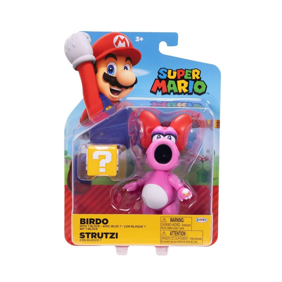 Jakks Nintendo Super Mario Birdo with Block Action Figure