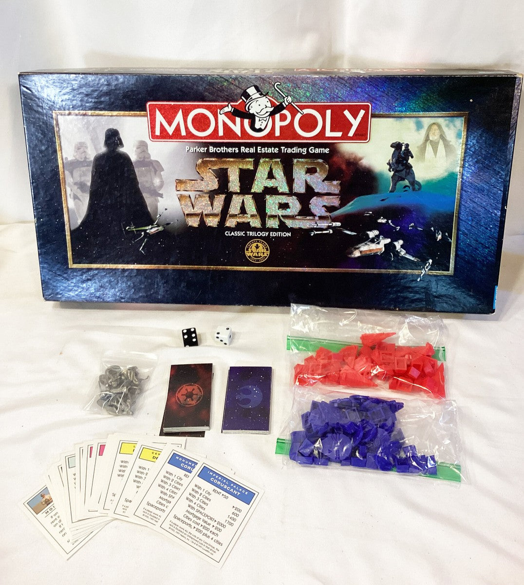 (Incomplete) MONOPOLY Star Wars Classic Trilogy Edition Edition