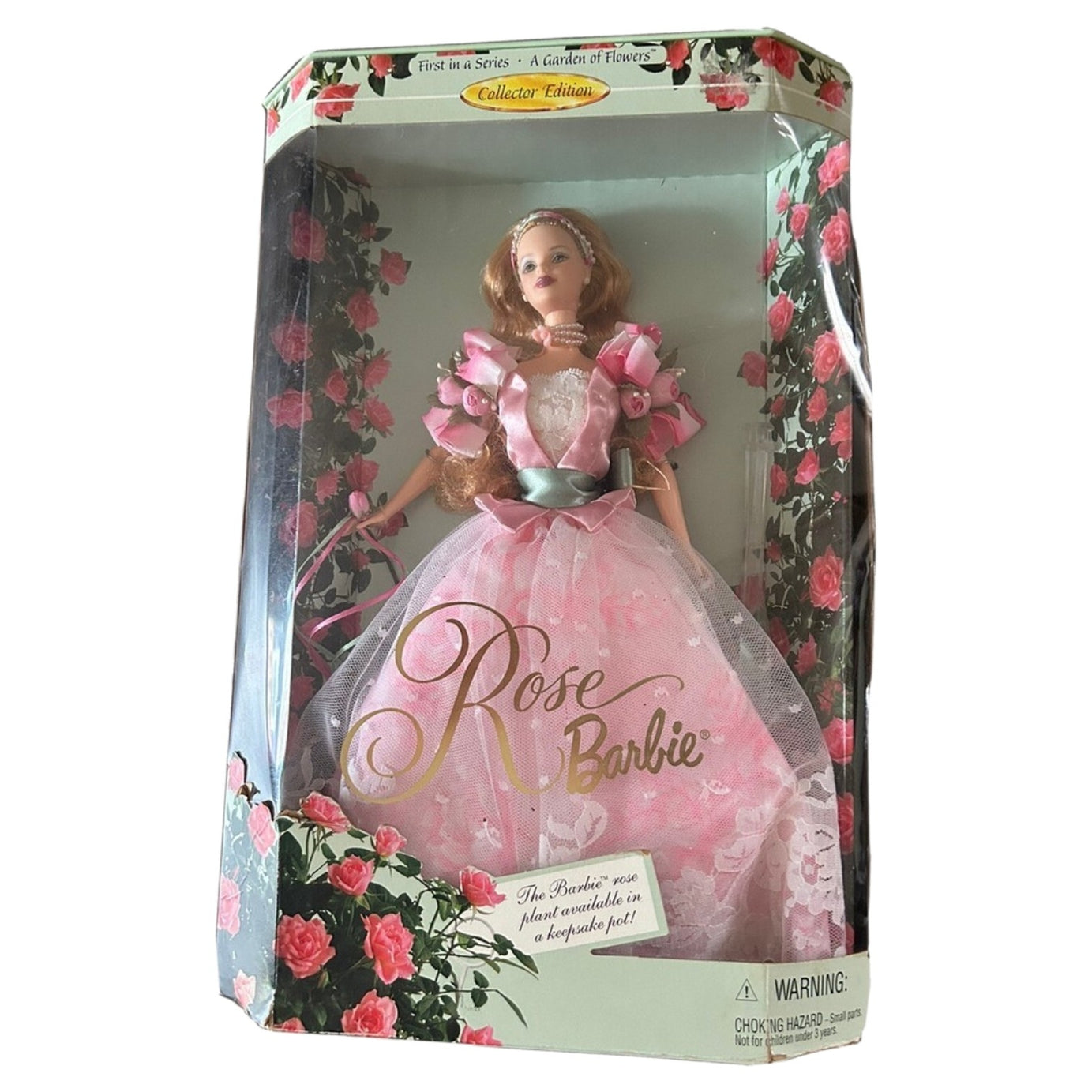 Mattel Barbie Collector Edition A Garden Of Flowers Collection Rose Barbie