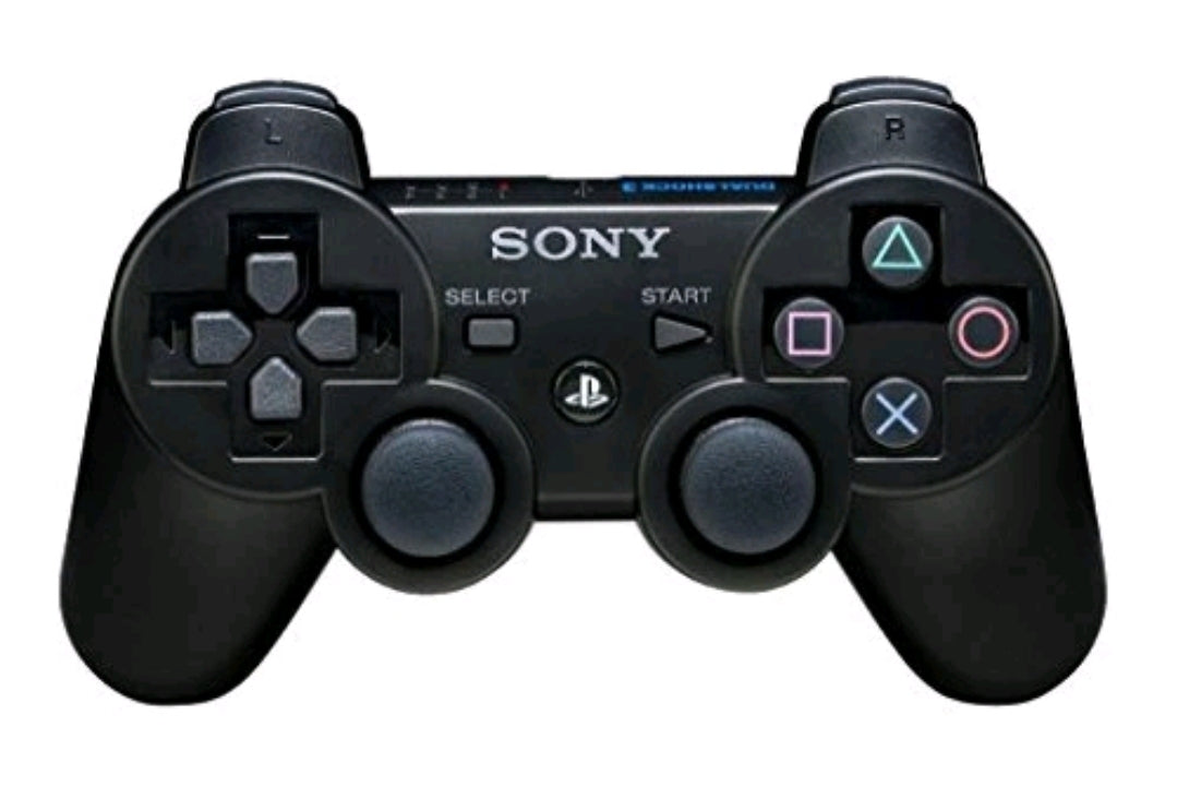 Used Sony PS3 Dualshock 3 Six Axis OEM Wireless Controller (Black)