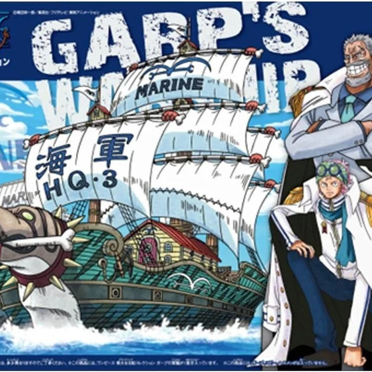 Bandai One Piece Grand Ship Collection Garp's Ship Model Kit