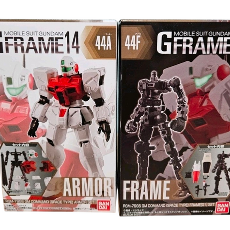 Bandai Gundam Gframe14 44A & 44F RGM-79GS GM Command (Space type) Model Kit