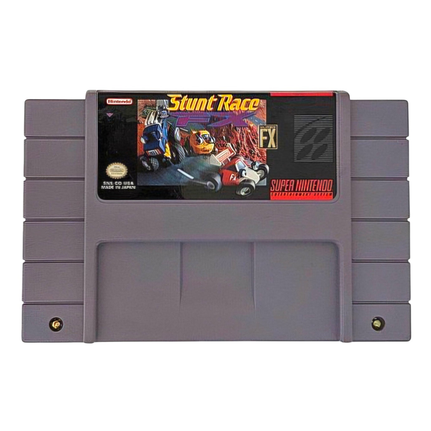 Super Nintendo Stunt Race FX Video Game