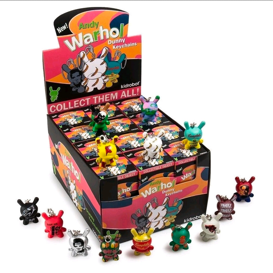 Kidrobot Andy Warhol Dunny Key Chain Series Blind Box