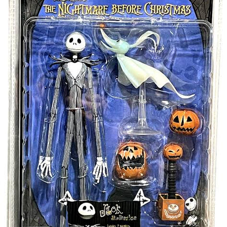 NECA Reel Toys Nightmare Before Christmas Series 1 Jack Skellington & Zero Action Figure Pack