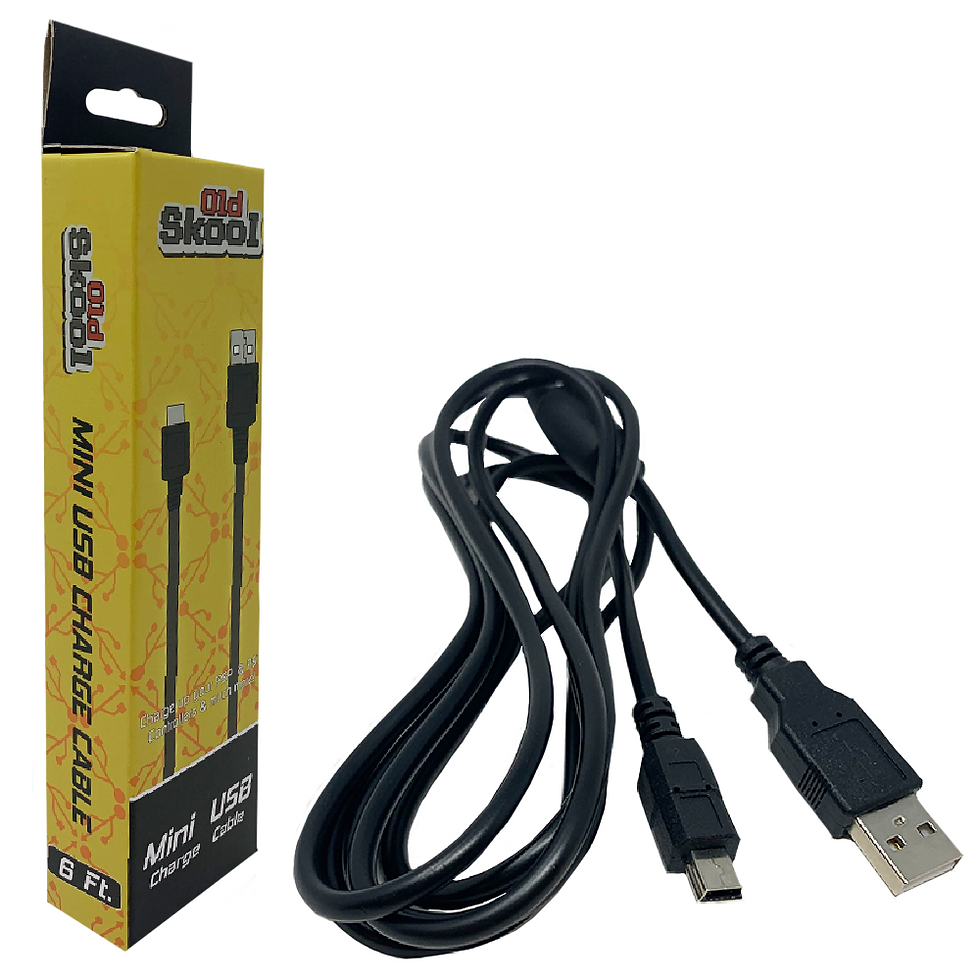 Old Skool Mini USB Charge Cable 6FT (PS3 & PSP) (OS-2031)