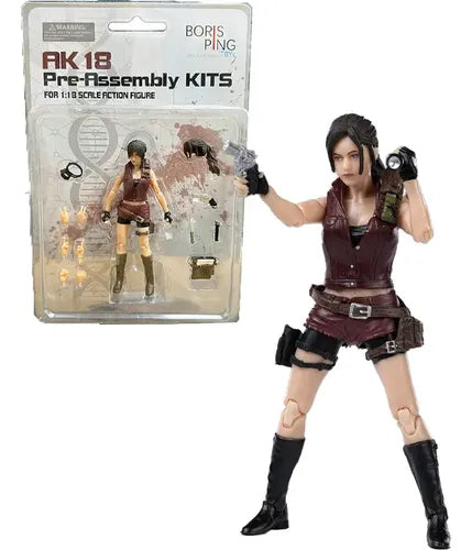 Boris Ping AK18 Resident Evil Claire Redfield 1:18 Scale Figure Pre-Assembly Kit