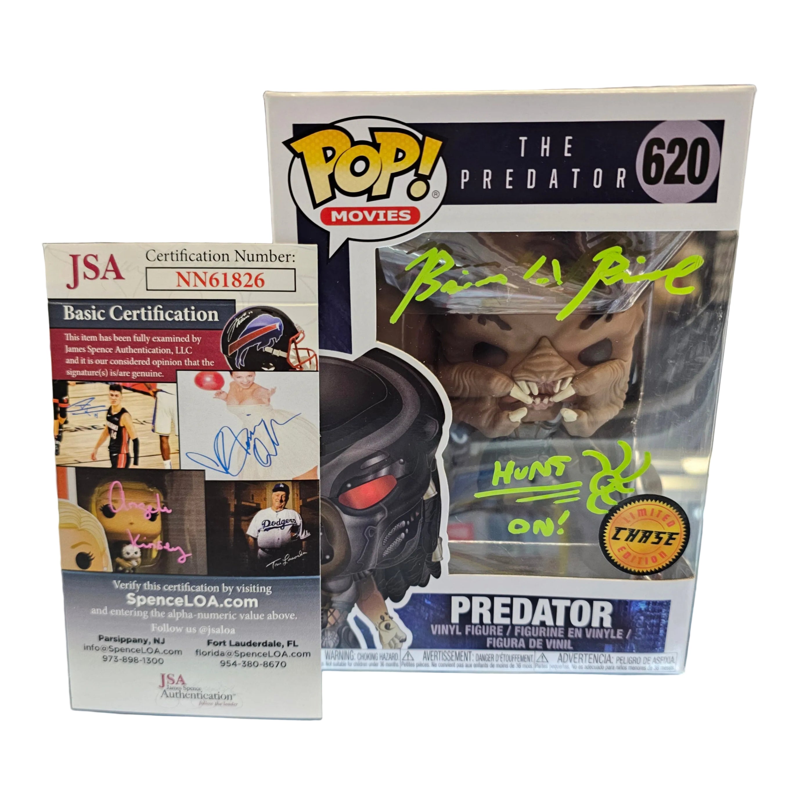 SIGNED Chase Funko Pop! Movies The Predator Predator #620