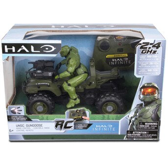 NKOK Halo Infinite Gungoose RC Car with Master Chief Action Figure