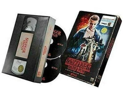 Netflix Stranger Things Season One Collector's Edition DVD & Blu-Ray in VHS-style Housing