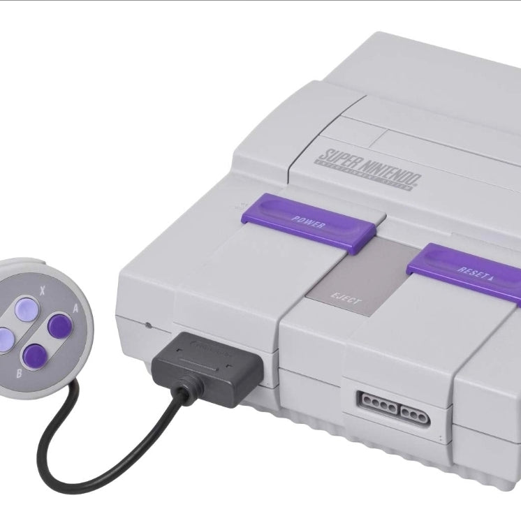 Super Nintendo Entertainment System Retro Video Game Console