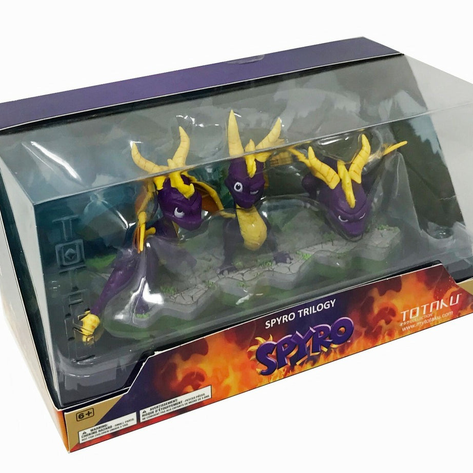 TOTAKU Collection First Edition Activision Spyro The Dragon Trilogy Thinkgeek Exclusive Figure 3-Pack