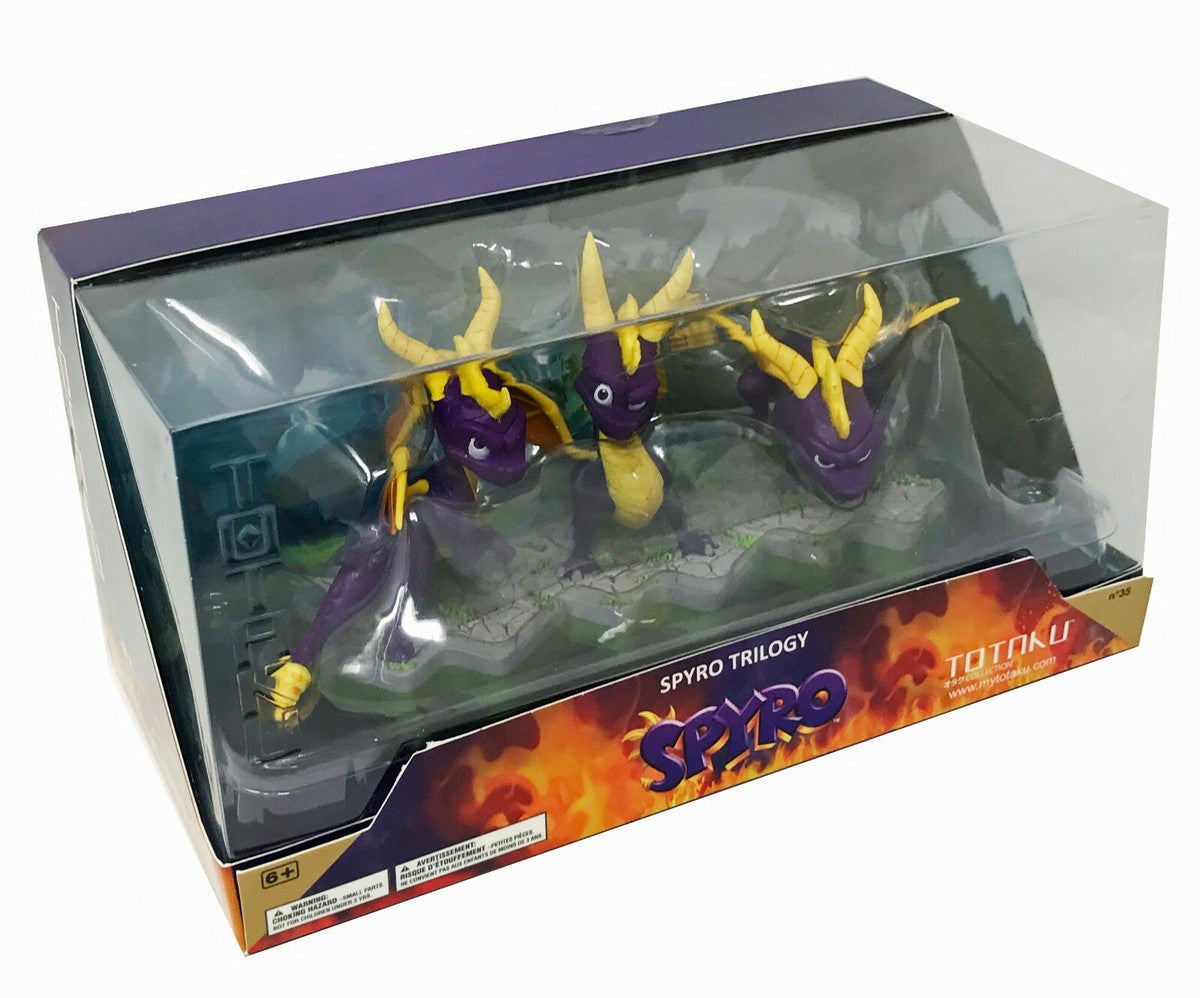 TOTAKU Collection First Edition Activision Spyro The Dragon Trilogy Thinkgeek Exclusive Figure 3-Pack