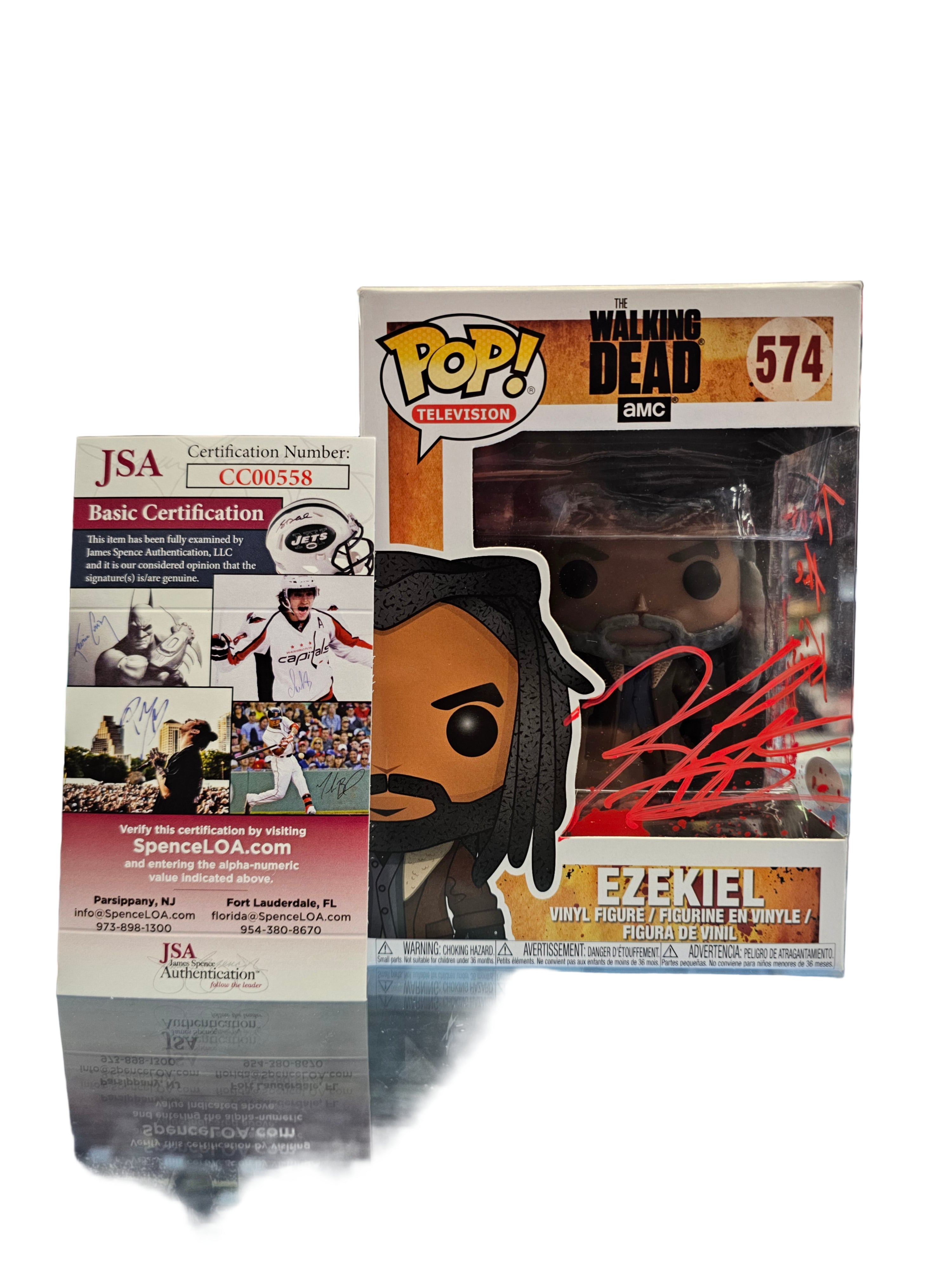 (Signed) Funko Pop! Television The Walking Dead Ezekiel #574
