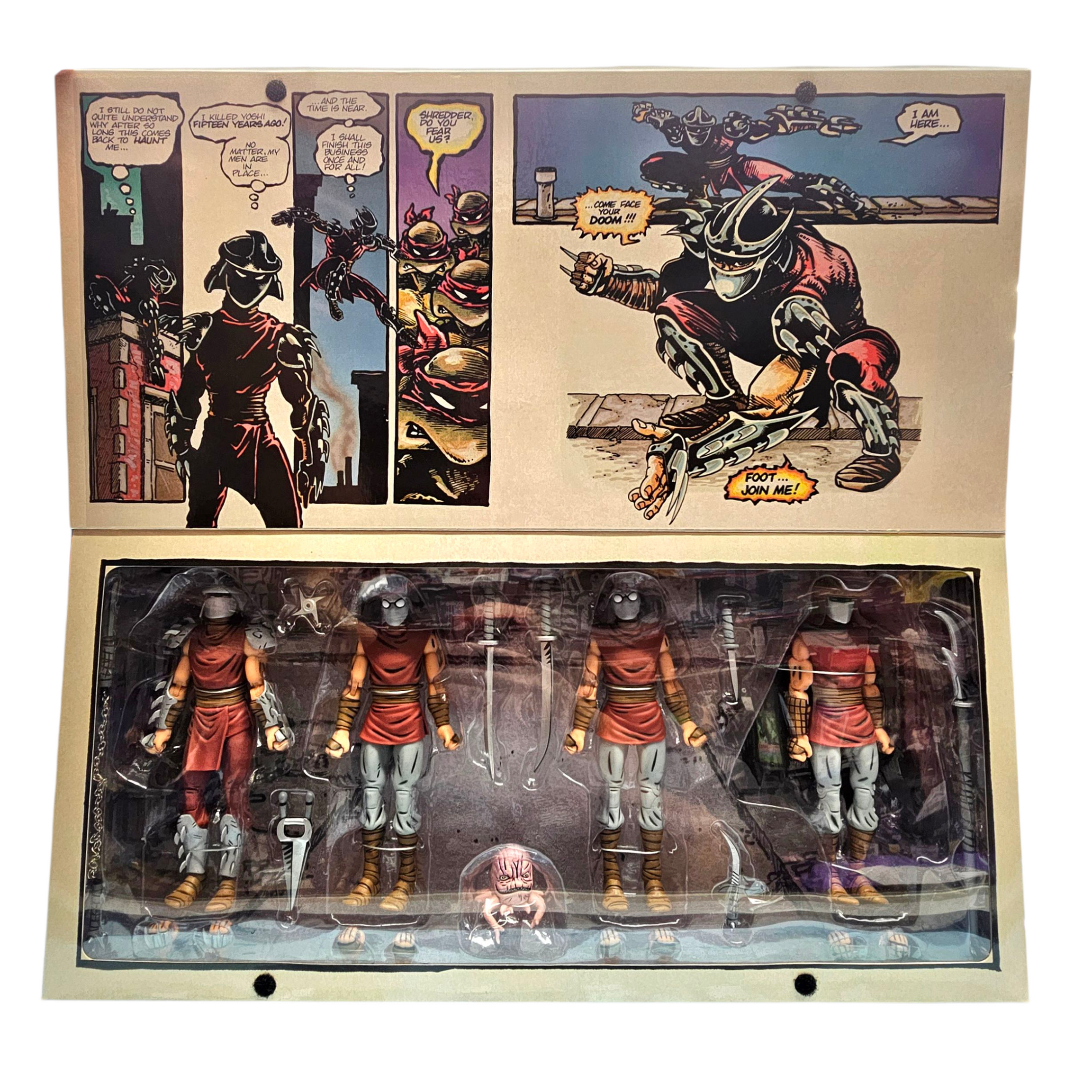 NECA Teenage Mutant Ninja Turtles Shredder & Foot Clan NYCC 2016 Figure 4-Pack