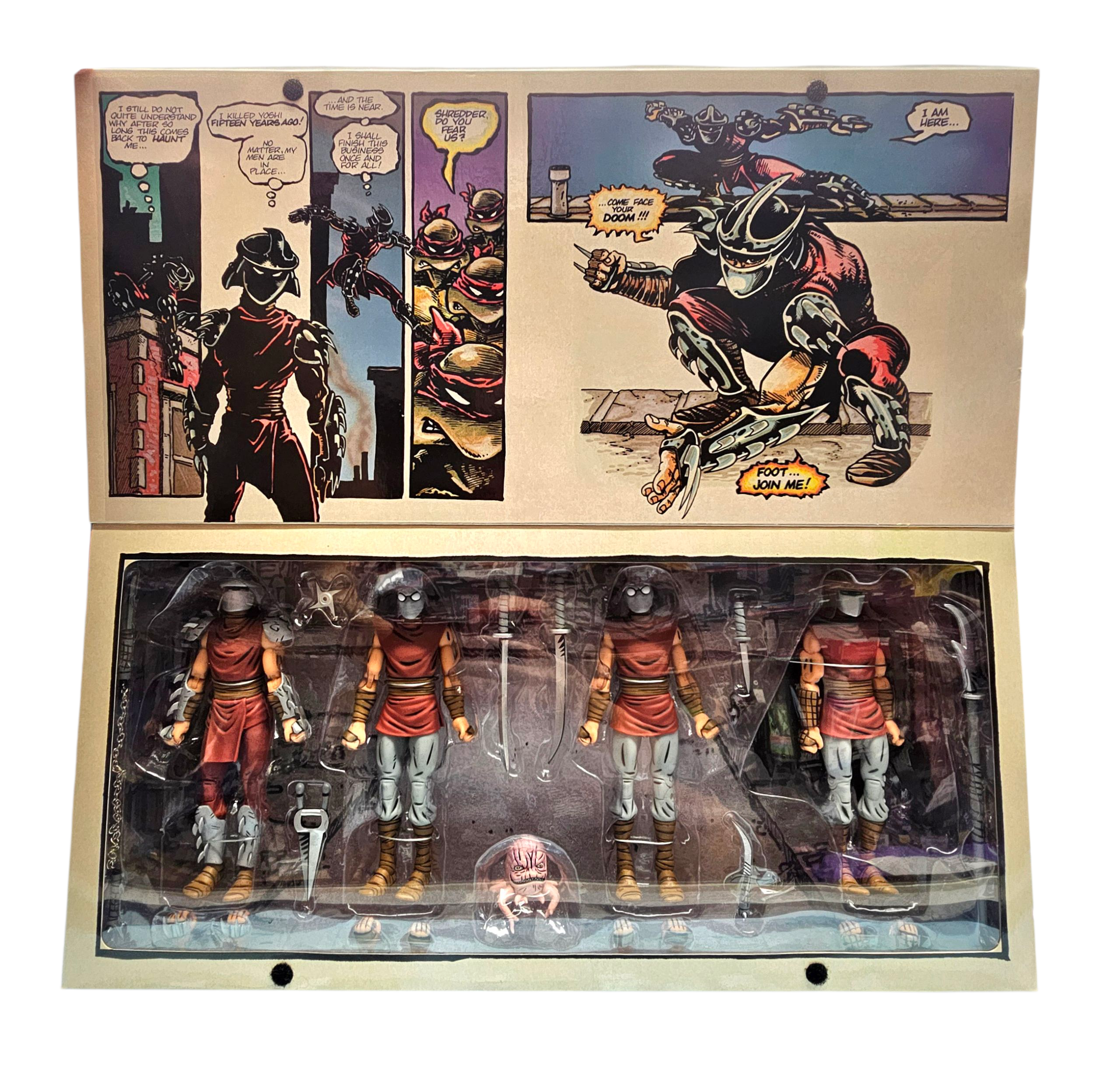 NECA Teenage Mutant Ninja Turtles Shredder & Foot Clan NYCC 2016 Figure 4-Pack